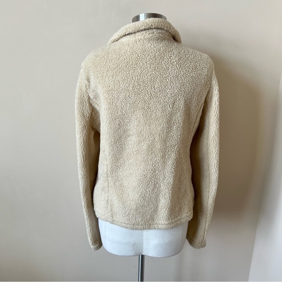 James Perse shrunken sherpa pea coat style jacket - Picture 7 of 11